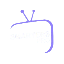 شعار تطبيق IPTV Smarters Pro المستخدم لتشغيل اشتراك IPTV على التلفزيون والهواتف